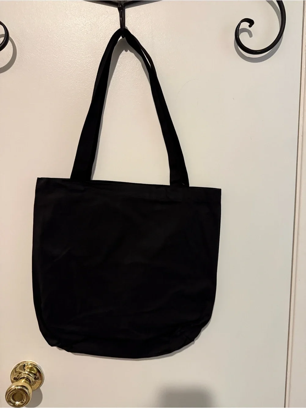 Halloween 'Trick or Treat' Black Tote Bag with Multicolor Lettering